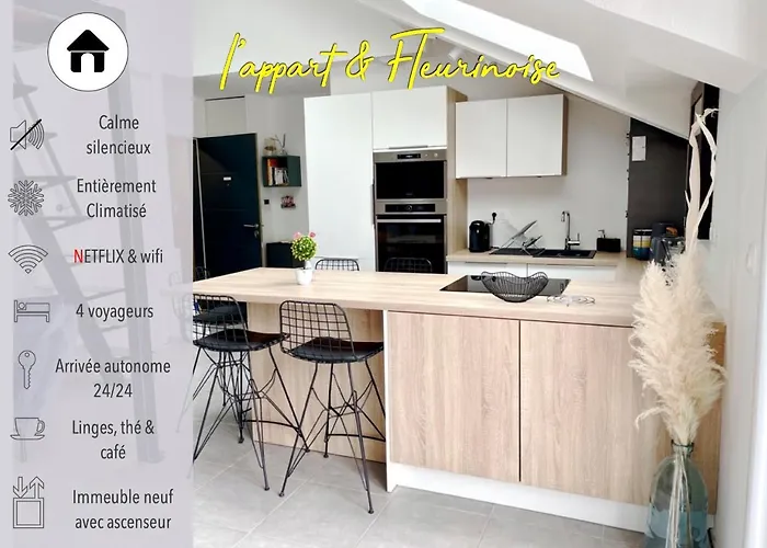 Appart&Fleurinoise logement neuf climatisé avec ascenseur